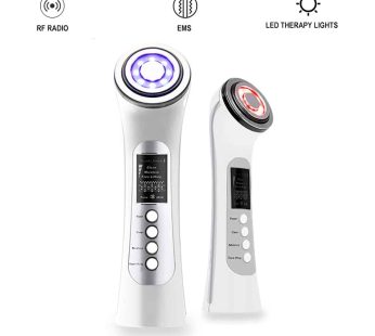RF EMS Facial Massager Led Light Therapy Vibration Wrinkle Removal Skin Tightening Hot Cool Treatment Skin Care Beauty Device