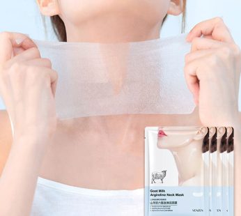 Goat Milk Neck Mask 10PCS Anti Wrinkle Moisturizing Collagen Neck Mask Patch Whitening Anti-Aging Lifting Firming Skin