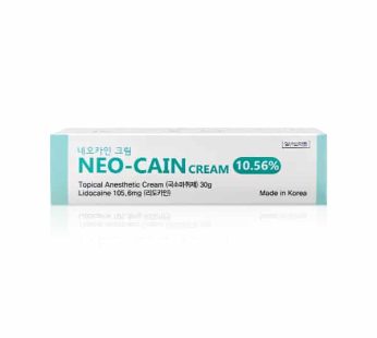 NEO-CAIN Cream 10.56% The Skin Before Syringe Injection Or Surgical Treatment 30 gr